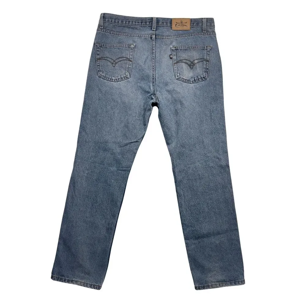 Vintage Cimarron Jeans Mens 36x29 Straight Leg Denim Medium Wash 90s Y2k